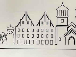 Rees-Aufkleber (groß, Konturenzeichnung)