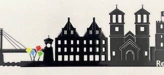 Rees-Aufkleber (klein, schwarz)